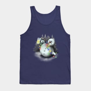 Happy snowman Tank Top